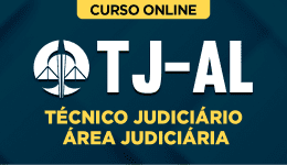 Capa Curso TJ-AL - Técnico Judiciário - Área Judiciária