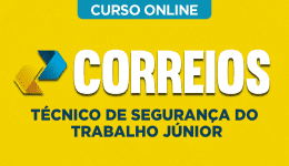 Capa Curso Correios - Técnico de Segurança do Trabalho Júnior