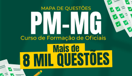 Capa Mapa de Questões Online - PM-MG - Oficial (CFO) - 8 Mil Questões