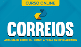 Capa Curso Correios - Analista de Correios - Comum a Todas as Especialidades