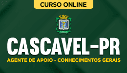 Capa Curso Prefeitura de Cascavel-PR - Agente de Apoio - Conhecimentos Gerais