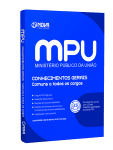 Capa Apostila MPU - Analistas e Técnicos - Comum aos cargos
