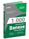 Capa Livro 1.000 Questões Gabaritadas para o BANESE - Técnico Bancário I