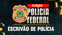 Capa Curso Polícia Federal - Escrivão de Polícia