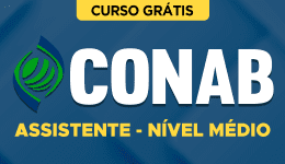 Capa Curso Grátis CONAB - Assistente - Nível Médio