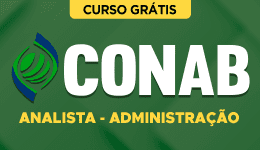 Capa Curso Grátis CONAB - Analista - Administração