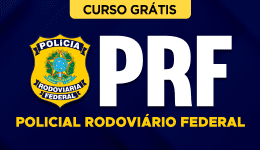 Capa Curso Grátis PRF - Policial Rodoviário Federal