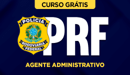 Capa Curso Grátis PRF - Agente Administrativo