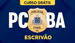 Capa Curso Grátis PC-BA - Escrivão