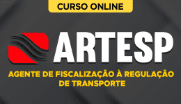 Capa Curso ARTESP - Agente de Fiscalização à Regulação de Transporte
