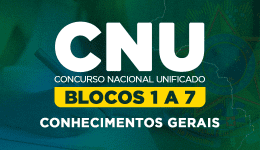 Capa Curso Concurso Nacional Unificado (CNU) 2025 - Conhecimentos Gerais