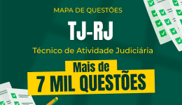Capa Mapa de Questões Online - TJ-RJ - Técnico de Atividade Judiciária - 7 Mil Questões