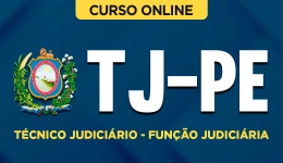 Capa Curso TJ-PE - Técnico Judiciário - Função Judiciária