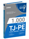 Capa Livro 1.000 Questões Gabaritadas TJ-PE - Técnico Judiciário - Judiciária