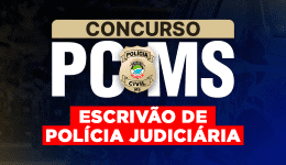 Capa Curso Polícia Civil MS - Agente de Polícia Judiciária - Escrivão de Polícia Judiciária