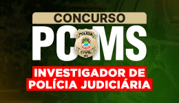 Capa Curso Polícia Civil MS - Agente de Polícia Judiciária - Investigador de Polícia Judiciária