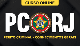 Capa Curso PC-RJ - Perito Criminal - Conhecimentos Gerais
