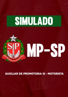 Produto Simulado - MP-SP - Auxiliar de Promotoria III - Motorista - Nova Concursos