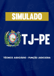 Capa Simulado - TJ-PE - Técnico Judiciário - Função Judiciária