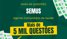 Capa Mapa de Questões Online - SEMUS - Agente Comunitário de Saúde - 5 Mil Questões