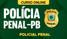 Capa Curso Polícia Penal-PB - Policial Penal