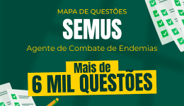 Capa Mapa de Questões Online - SEMUS - Agente de Combate de Endemias - 6 Mil Questões