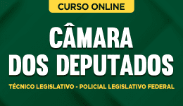 Capa Curso Câmara dos Deputados - Técnico Legislativo - Policial Legislativo Federal