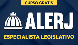 Capa Curso Grátis ALERJ - Especialista Legislativo 