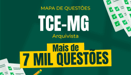 Capa Mapa de Questões Online - TCE-MG - Arquivista - 7 Mil Questões