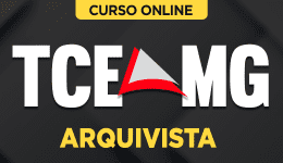 Capa Curso TCE-MG - Arquivista