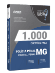Capa Livro 1.000 Questões Gabaritadas para a Polícia Penal MG - Policial Penal