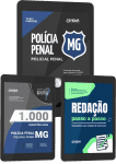 Capa Combo Polícia Penal MG 2025 - Policial Penal - 3 em 1 (pós-edital)