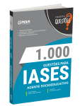 Capa Livro 1.000 Questões Gabaritadas para a IASES - Agente Socioeducativo