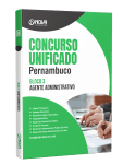 Capa Apostila Concurso Unificado Pernambuco 2026 - Bloco 3 - Nível Médio - Agente Administrativo