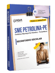 Capa Apostila Prefeitura de Petrolina - PE 2026 - Secretário Escolar