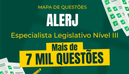 Capa Mapa de Questões Online - ALERJ - Especialista Legislativo Nível III - 7 Mil Questões