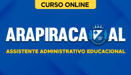 Capa Curso Prefeitura de Arapiraca - AL - Assistente Administrativo Educacional