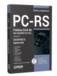Capa Apostila PC-RS 2025 - Escrivão e Inspetor