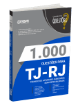 Capa Livro 1000 Questões Gabaritadas para o TJ-RJ - Técnico de Atividade Judiciária