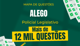 Capa Mapa de Questões Online - ALEGO - Policial Legislativo - 12 Mil Questões