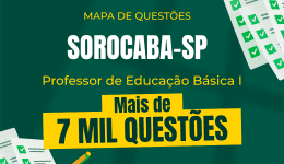 Capa Mapa de Questões Online - Pref. Sorocaba-SP - Professor de Educação Básica I - 7 Mil Questões
