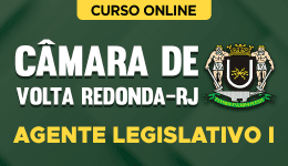 Capa Curso Câmara de Volta Redonda - RJ - Agente Legislativo I