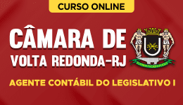 Capa Curso Câmara de Volta Redonda - RJ - Agente Contábil do Legislativo I