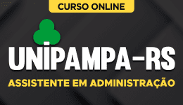 Capa Curso UNIPAMPA-RS - Assistente em Administração