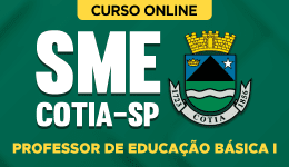 Capa Curso SME Cotia - SP - Professor de Educação Básica I