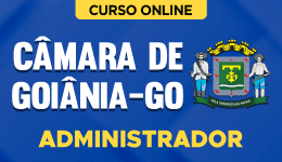 Capa Curso Câmara de Goiânia-GO - Administrador