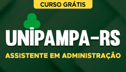 Capa Curso Grátis UNIPAMPA-RS - Assistente em Administração