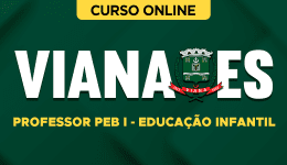 Capa Curso Prefeitura de Viana-ES - Professor PEB I - Educação Infantil