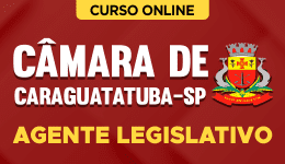 Capa Curso Câmara de Caraguatatuba-SP - Agente Legislativo
