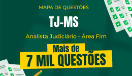 Capa Mapa de Questões Online - TJ-MS - Analista Judiciário - Área Fim - 7 Mil Questões